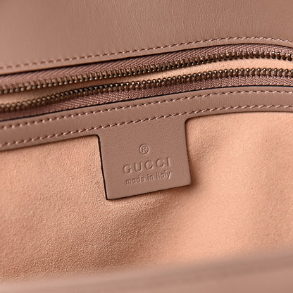 Gucci Calfskin Matelasse Large GG Marmont Shoulder Bag Porcelain Rose 6 of 10