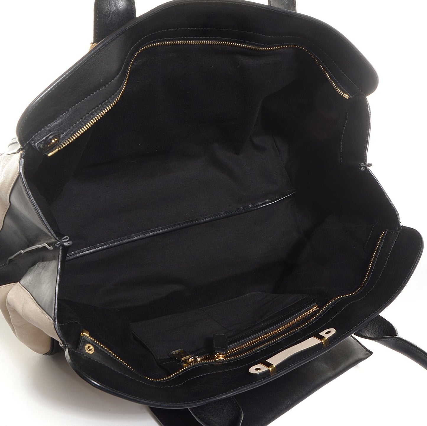 Calfskin Large Alice Satchel Husky White