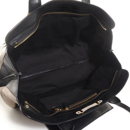 Chloe Calfskin Large Alice Satchel Husky White 5 of 9