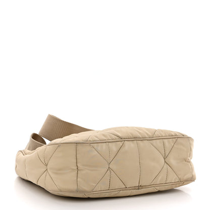Prada Re-Nylon Triangle Quilted Padded Patchwork System Shoulder Bag Deserto 3 of 10
