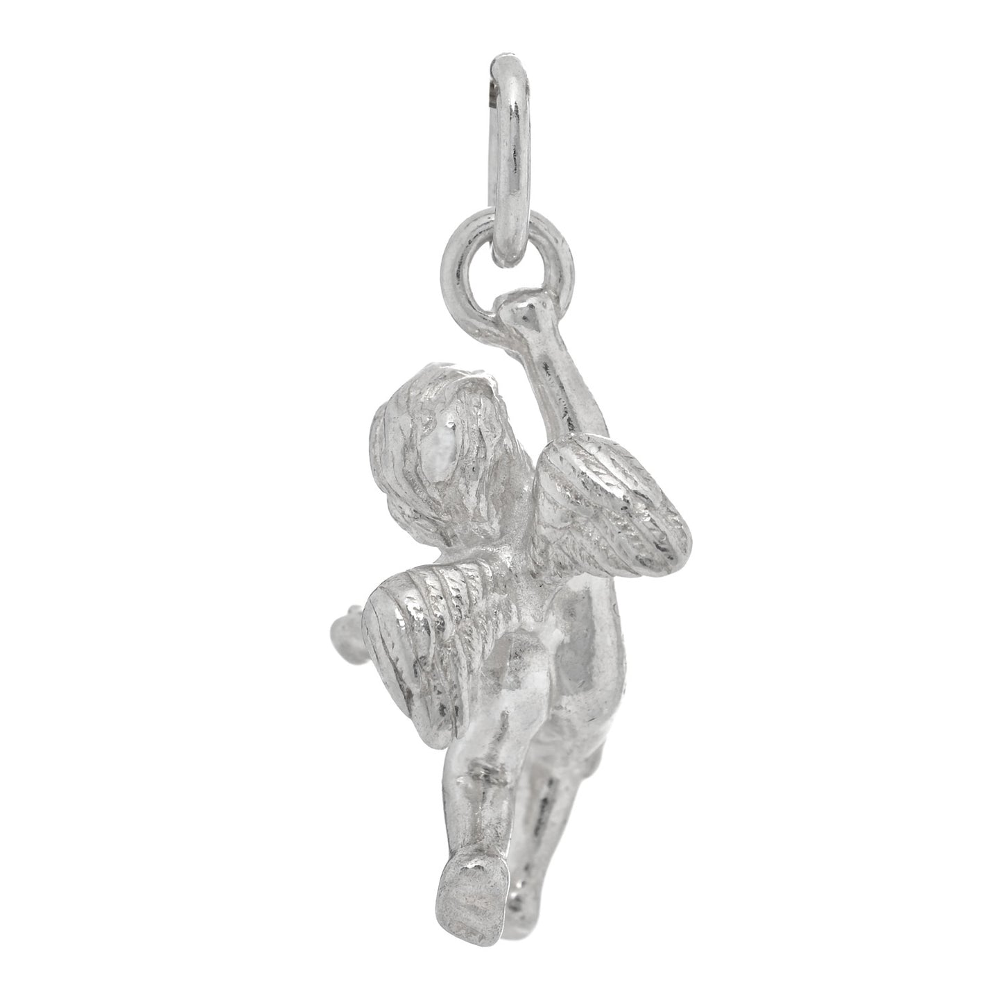 Sterling Silver Cherub Pendant Charm