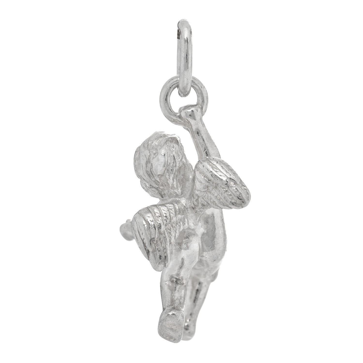 Tiffany Sterling Silver Cherub Pendant Charm 3 of 4