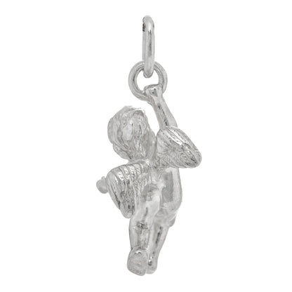 Tiffany Sterling Silver Cherub Pendant Charm 3 of 4