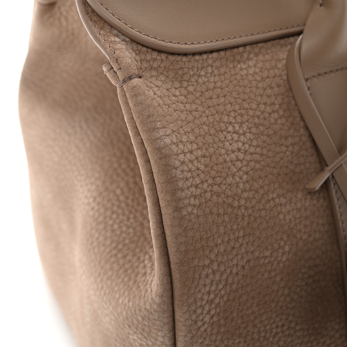 Grained Nubuck L32 Loom Bag Fossil