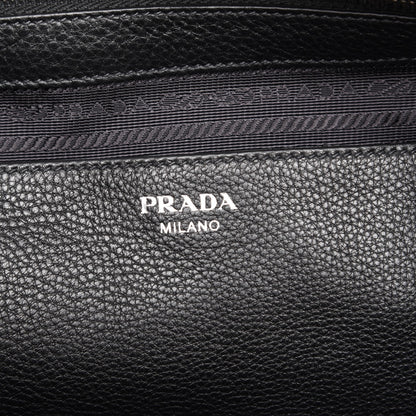 Prada Vitello Daino Tote Nero Black 7 of 10