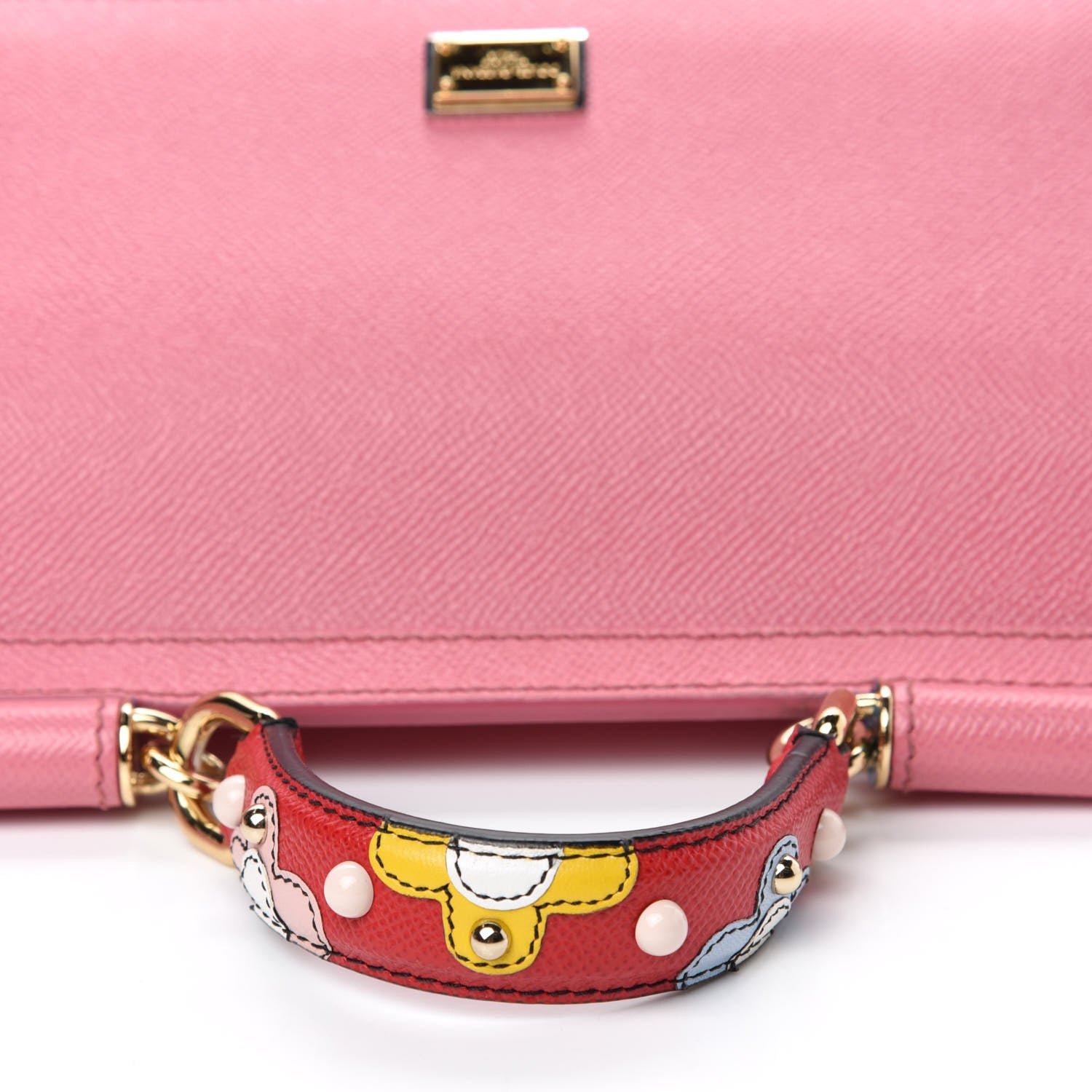 Dolce & Gabbana Dauphine Embellished Medium Miss Sicily Satchel Pink 9 of 11