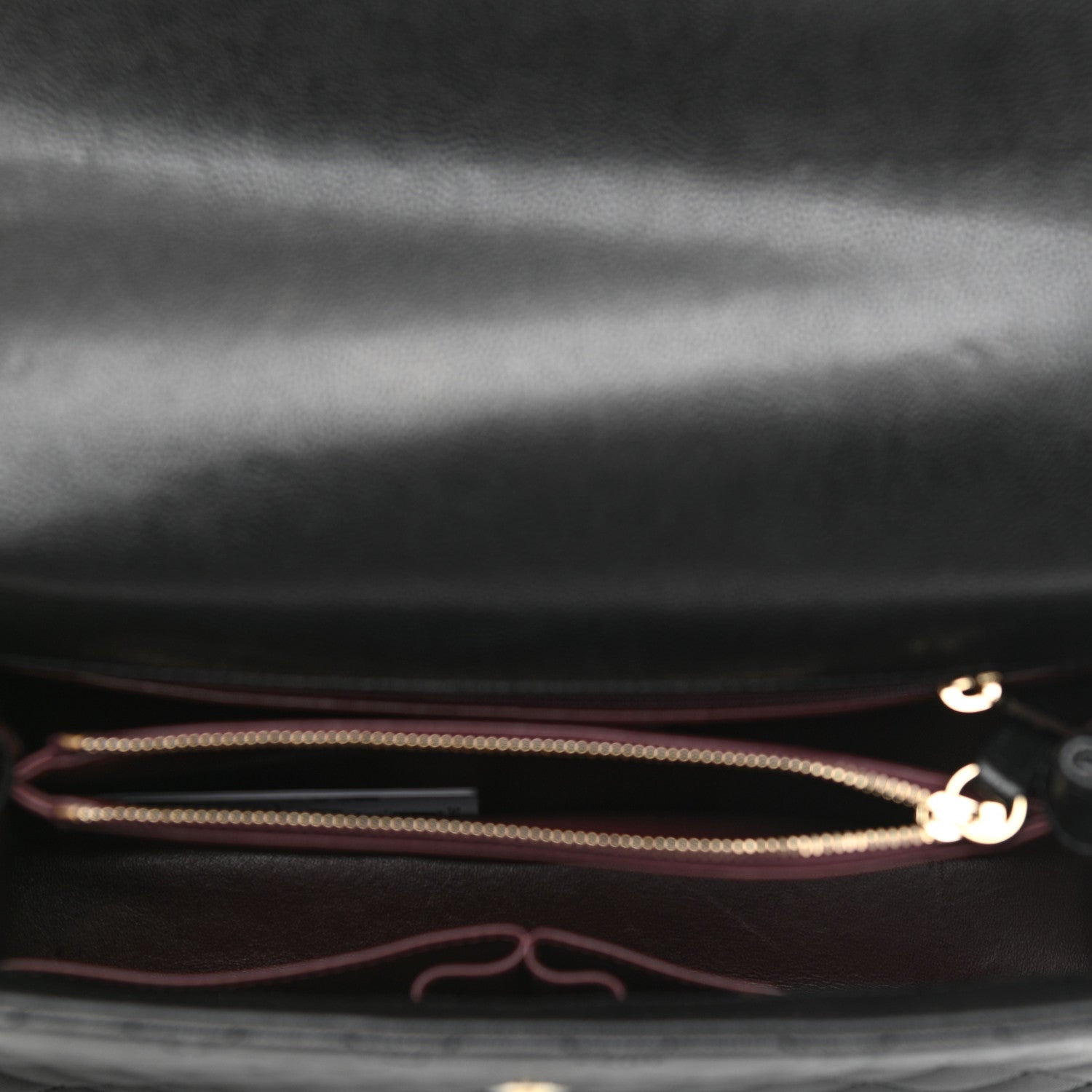 Chanel Caviar Lizard Embossed Quilted Small Coco Handle Flap Black 5 of 11