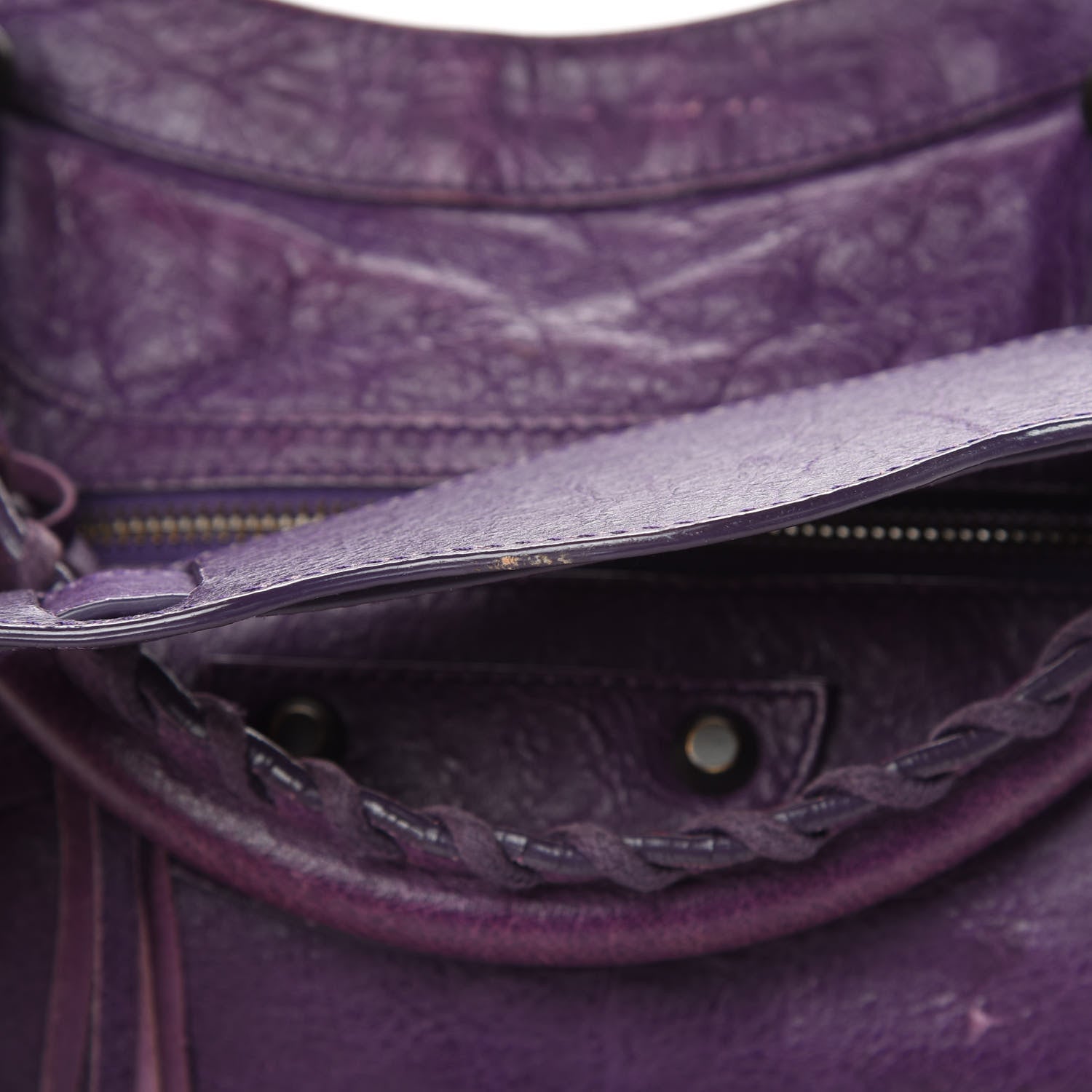Balenciaga Agneau Classic Hardware City Dark Violet 18 of 19