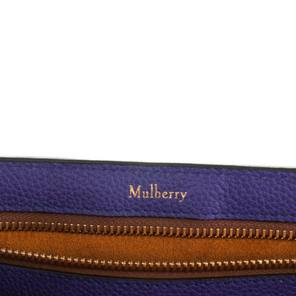 Mulberry Natural Grain Calfskin New Bayswater Indigo 6 of 8