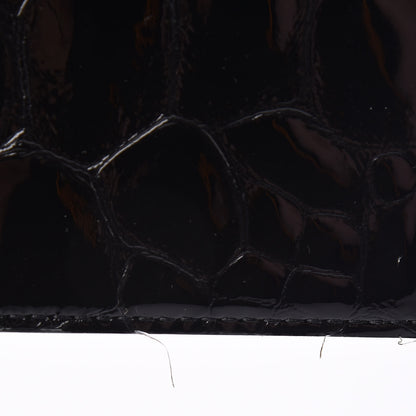 Saint Laurent Patent Turtle Embossed Monogram Cassandra Clasp Bag Black 13 of 13