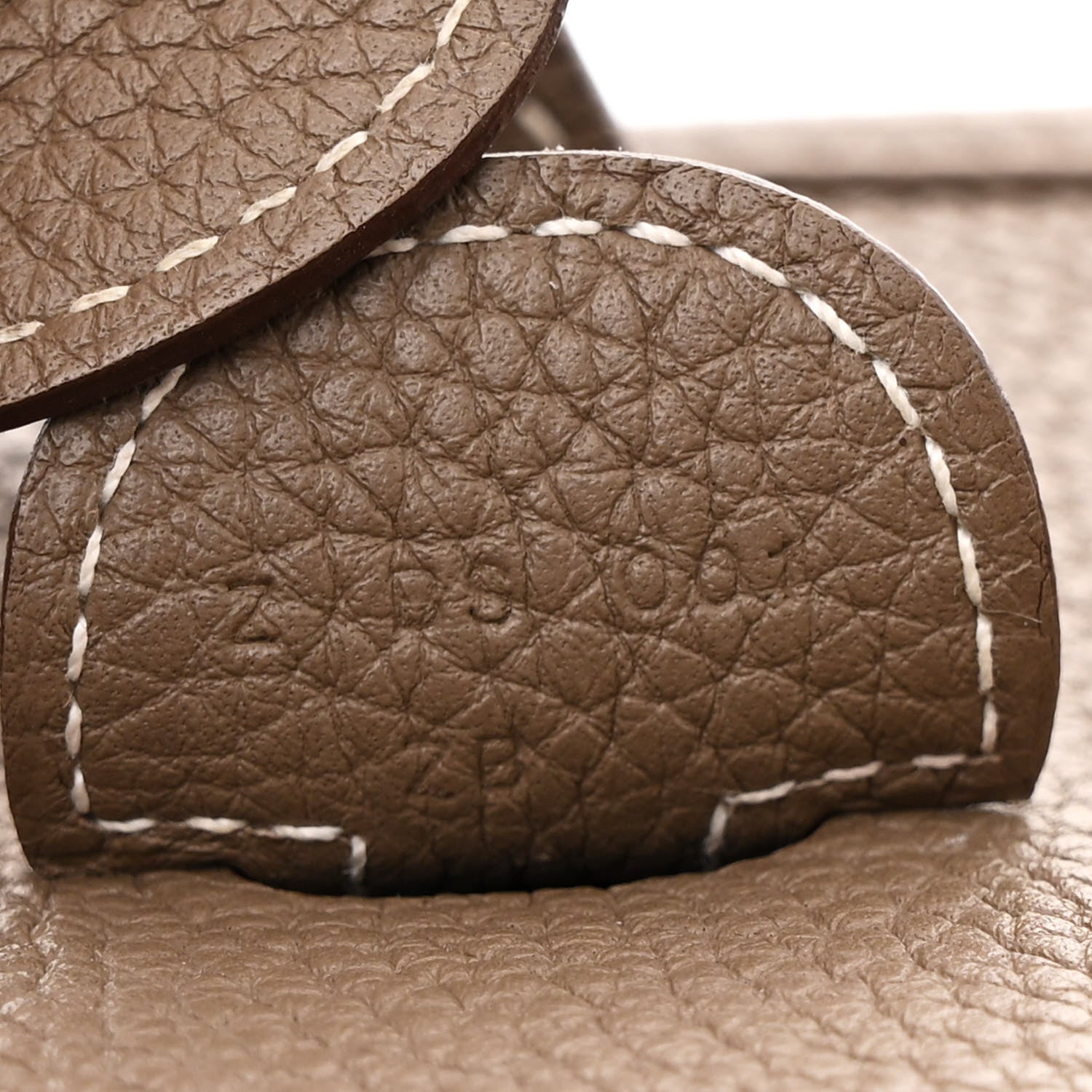 Hermes Taurillon Clemence Evelyne III GM Etoupe 7 of 12