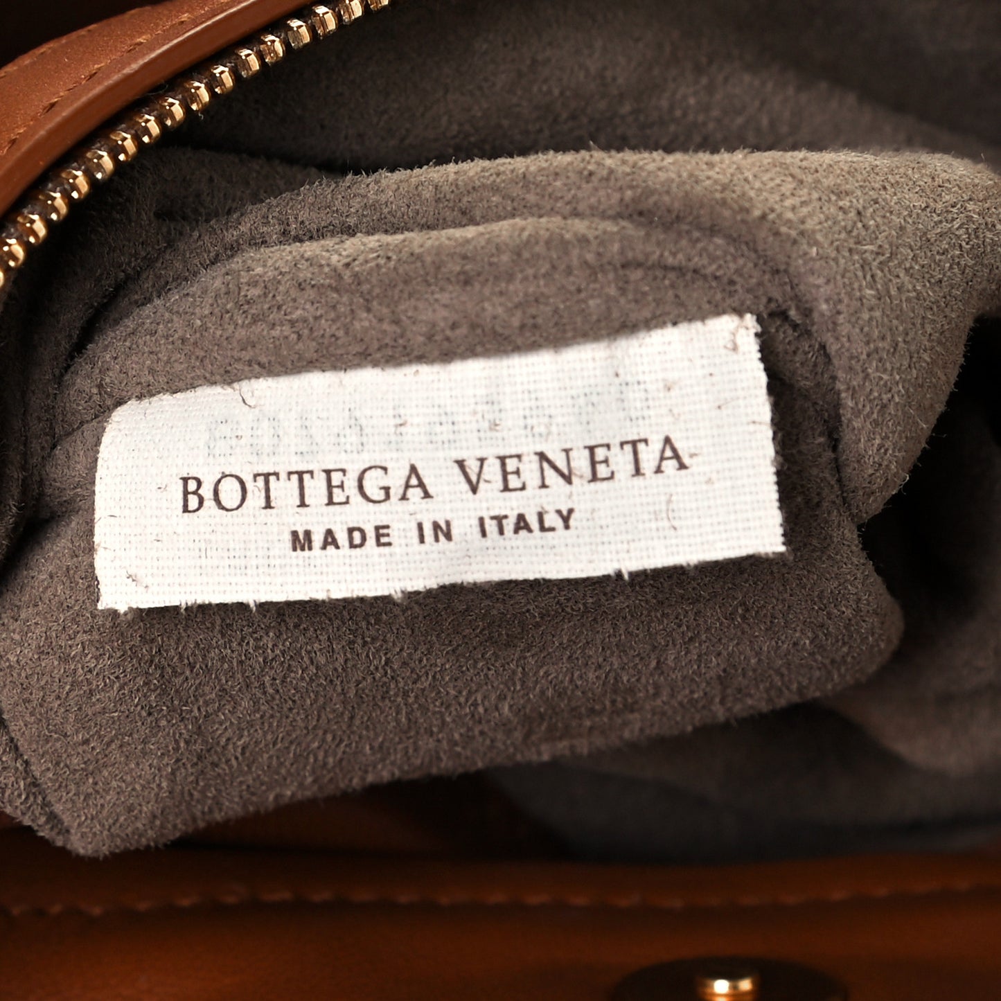 Nappa Intrecciato Medium Classic Chain Strap Tote Noce