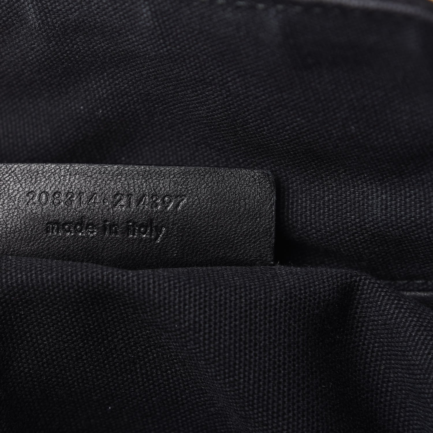 Saint Laurent Pebbled Lambskin Medium Easy Sac Dark Brown 9 of 9