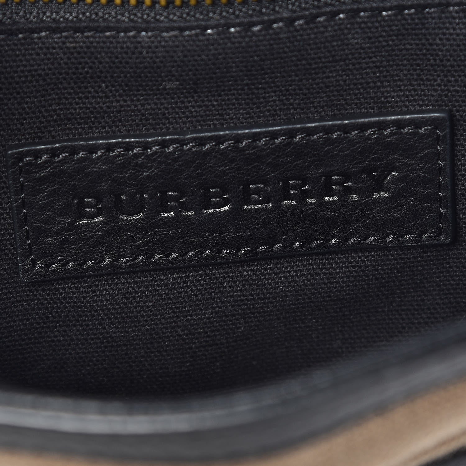 Burberry Canvas Mega Check Everson Crossbody Black 8 of 10