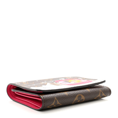 Louis Vuitton Monogram 2019 Christmas Animation Victorine Wallet Fuchsia 4 of 7