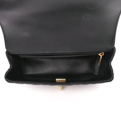 Chanel Lambskin Quilted Mini Strass On Top Flap Black 5 of 12
