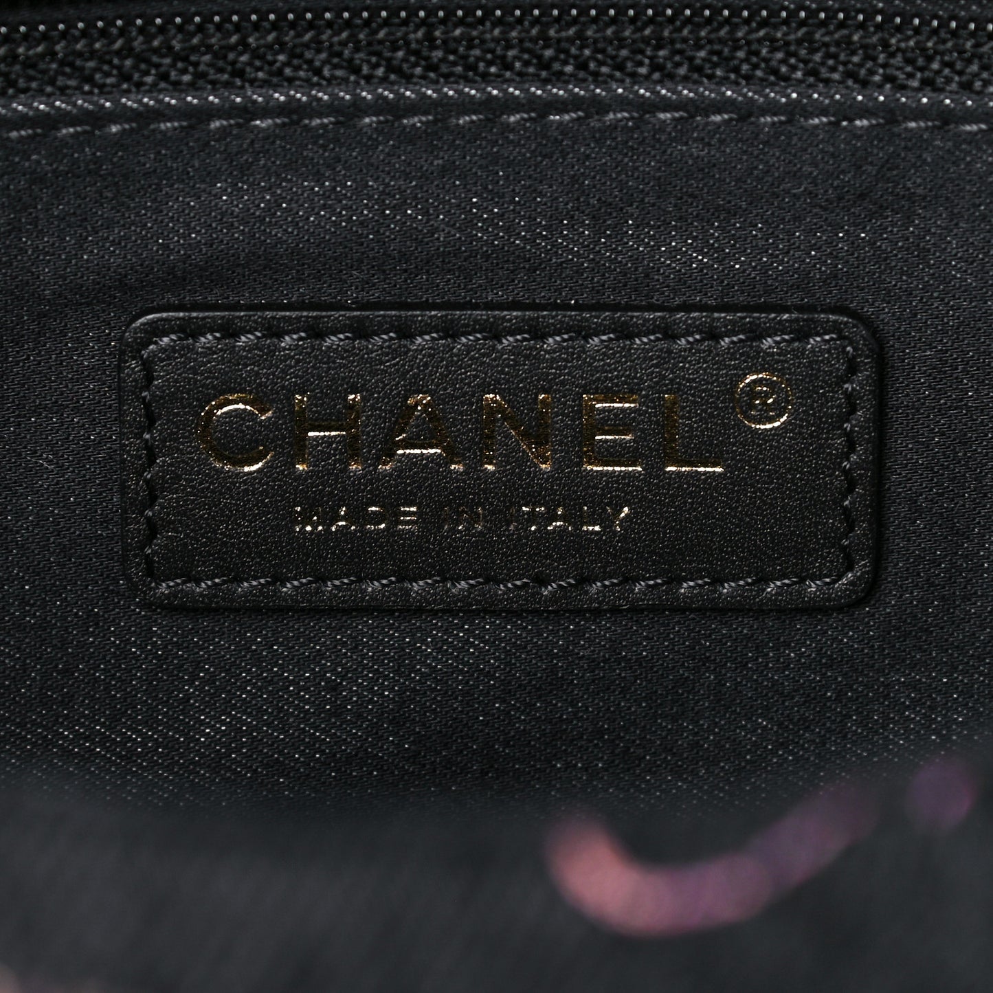 Denim Quilted Denim Mood Large Flap Black Multicolor