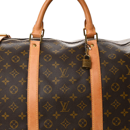 Louis Vuitton Monogram Keepall Bandouliere 60 7 of 18