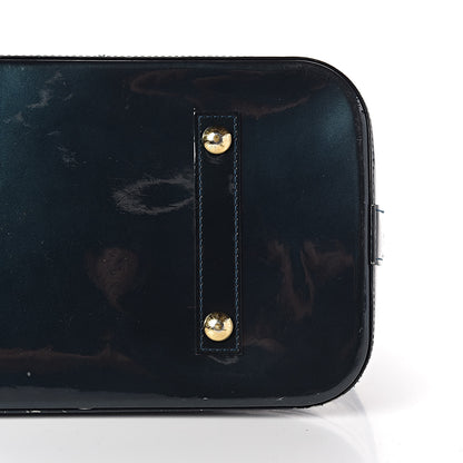 Louis Vuitton Vernis Alma GM Blue Nuit 41 of 42