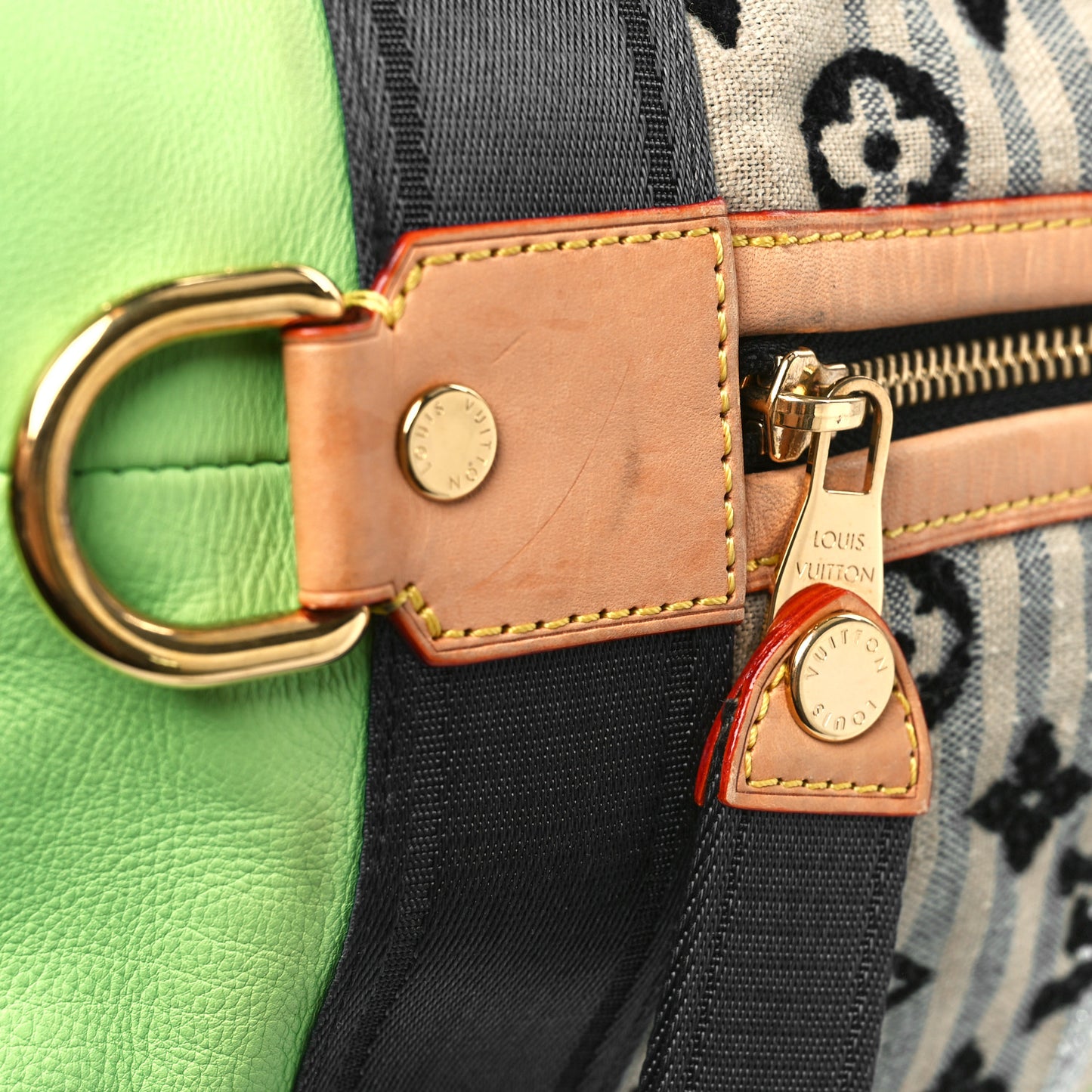 Fabric Jacquard Monogram Cheche Gypsy PM Vert