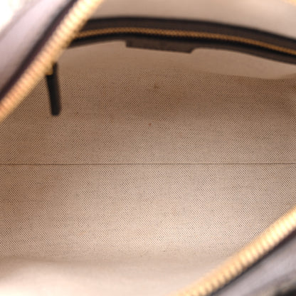 Gucci GG Supreme Monogram Web Small Ophidia Top Handle Bag Beige Ebony 5 of 14