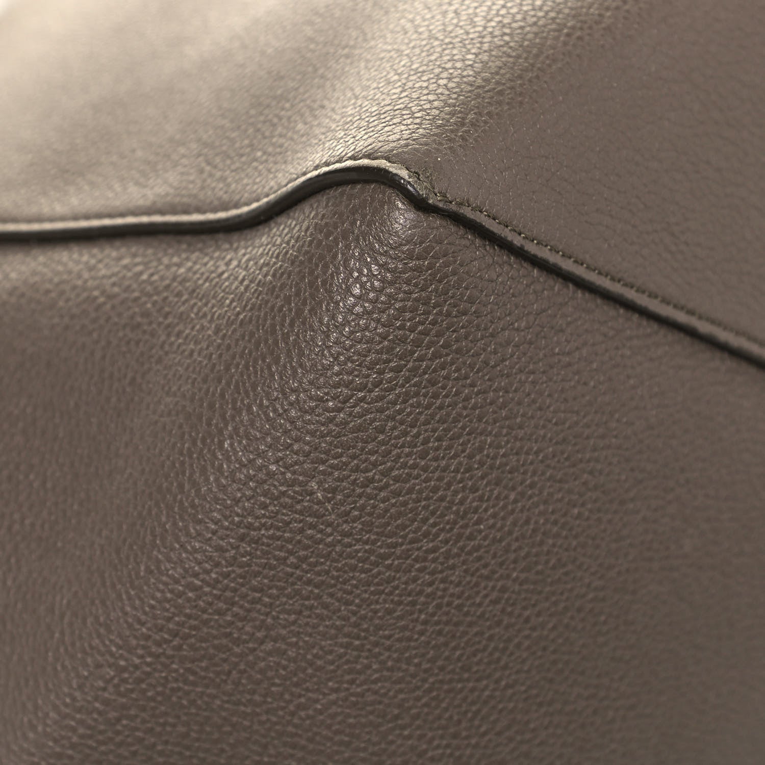 Celine Soft Grained Calfskin Small Belt Cabas Phantom Taupe 7 of 13