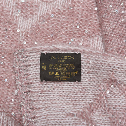 Louis Vuitton Monogram Sunset Mohair Scarf Aurore 4 of 4