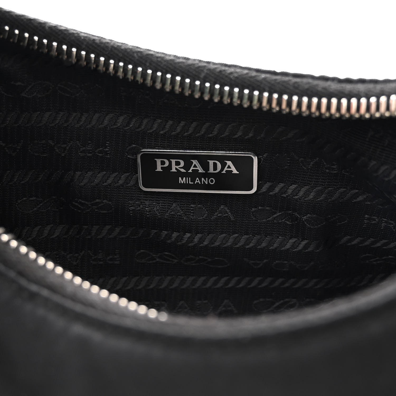Prada Nylon Re-Edition 2005 Shoulder Bag Black 6 of 12
