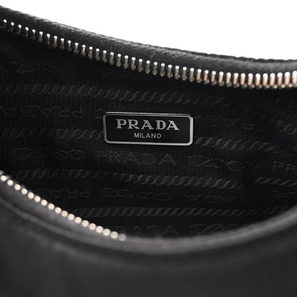 Prada Nylon Re-Edition 2005 Shoulder Bag Black 6 of 12