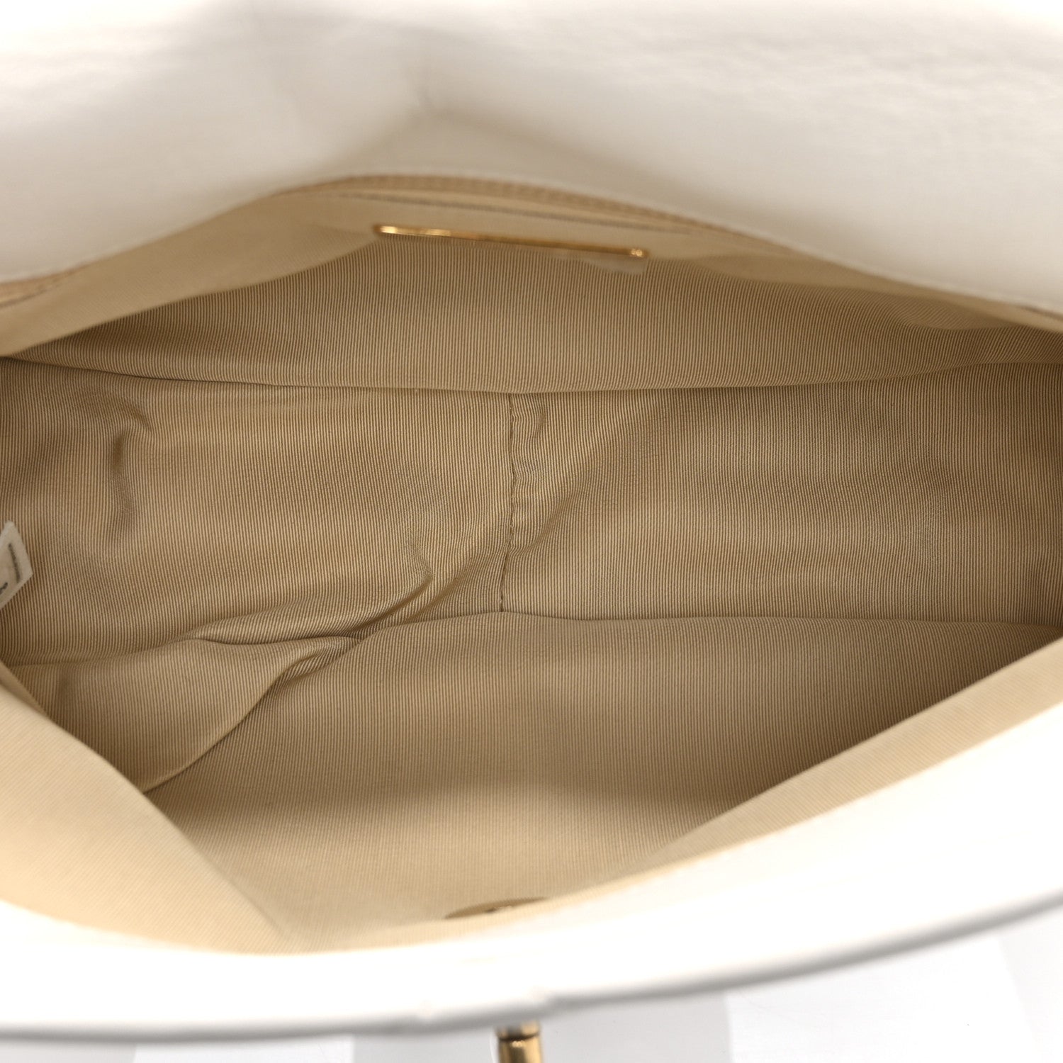 Chanel Goatskin Quilted Large Chanel 19 Flap White 5 of 10