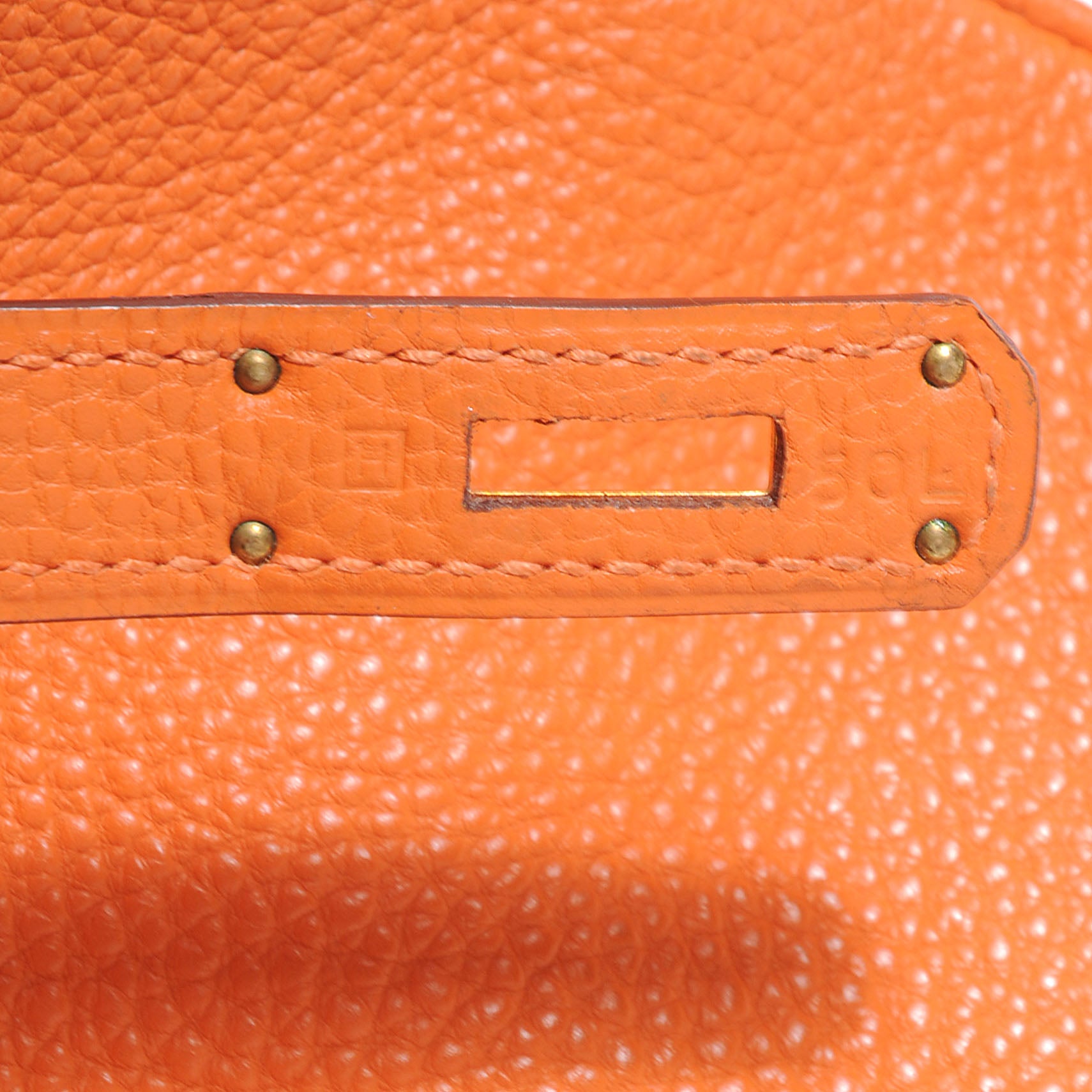 Hermes Togo Birkin 35 Orange 9 of 9