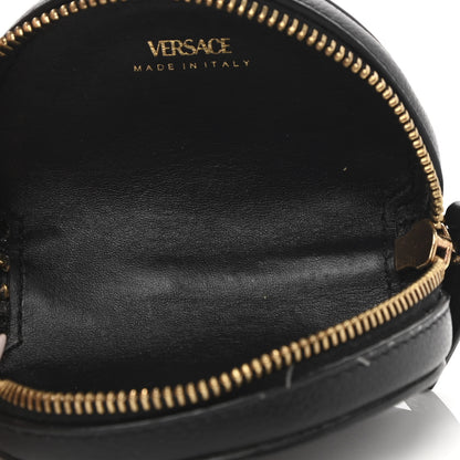 Versace Calfskin Medusa Coin Pouch Black 5 of 8