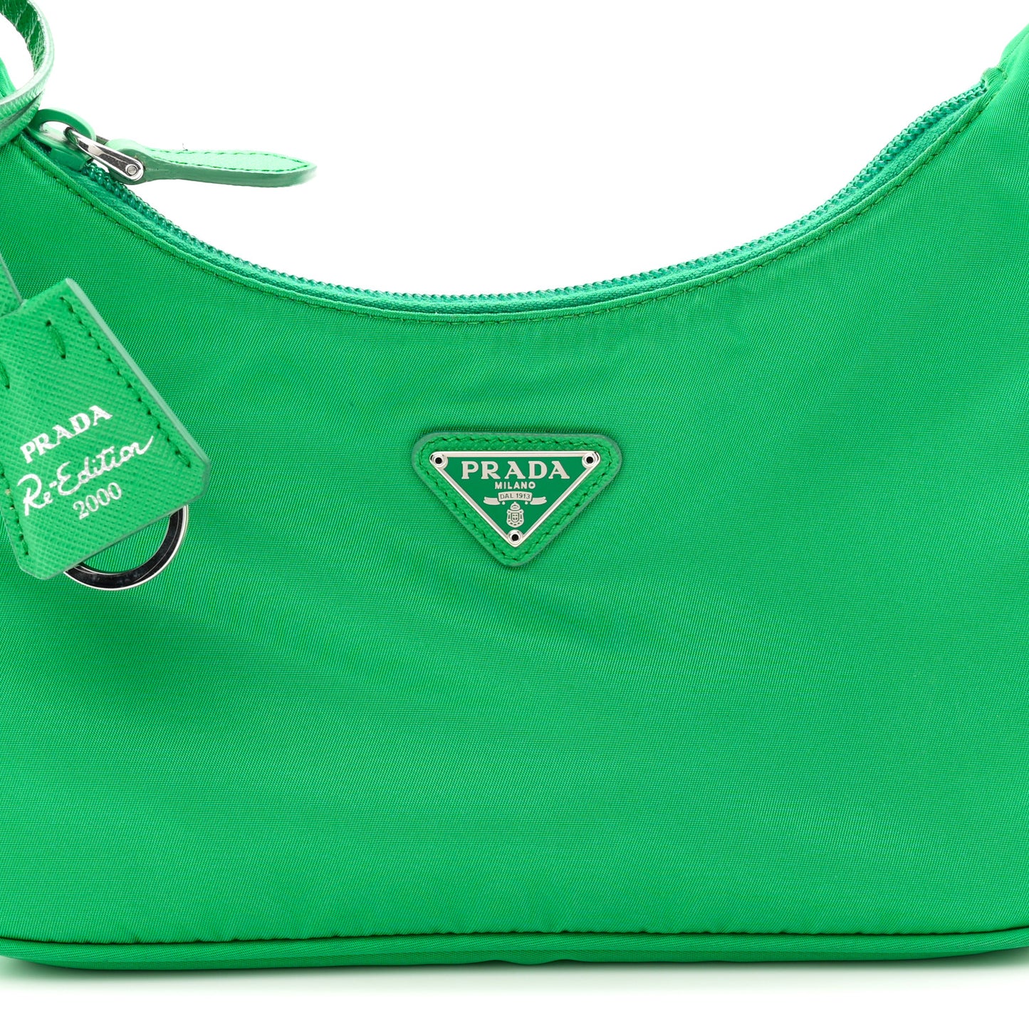 Tessuto Nylon Mini Re-Edition 2000 Bag Menta