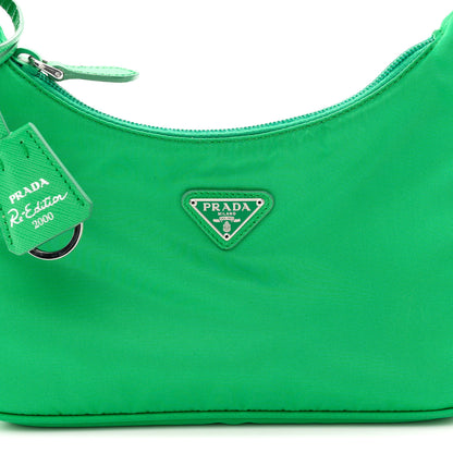 Prada Tessuto Nylon Mini Re-Edition 2000 Bag Menta 8 of 10
