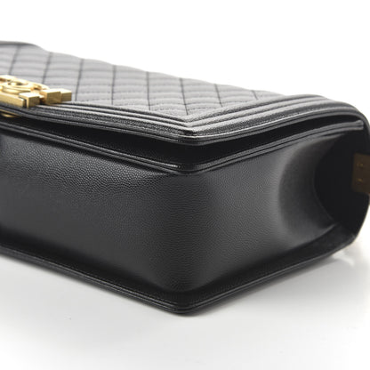 Chanel Caviar Quilted New Medium Boy Flap Black 7 of 10
