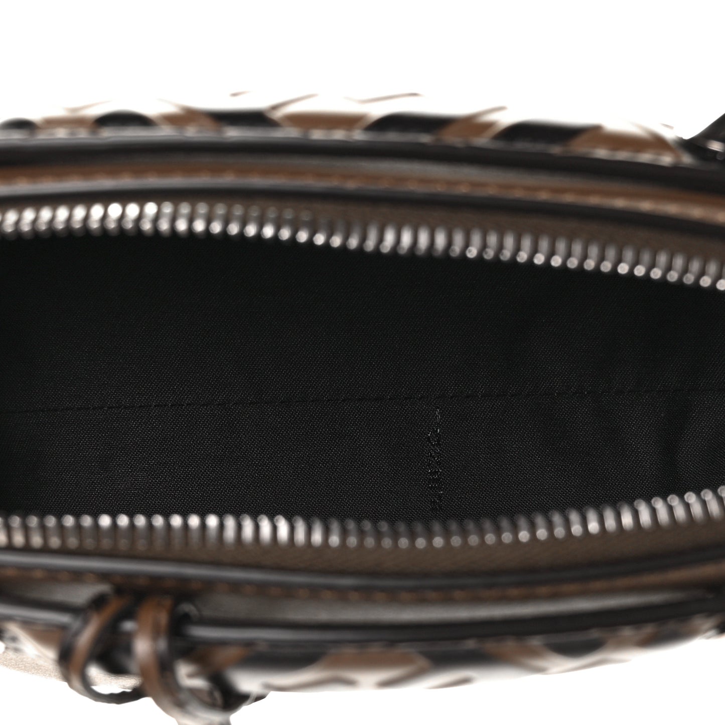 Vitello Dolce Bi-Color FF 1974 Embossed Mini By The Way Boston Bag Maya Black