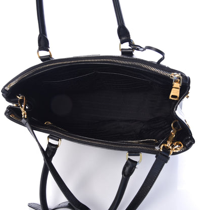 Prada Saffiano Medium Galleria Double Zip Tote Black 5 of 17