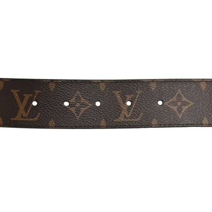 Louis Vuitton Calfskin Monogram 40mm LV Initiales Reversible Belt 95/38 Black 5 of 8