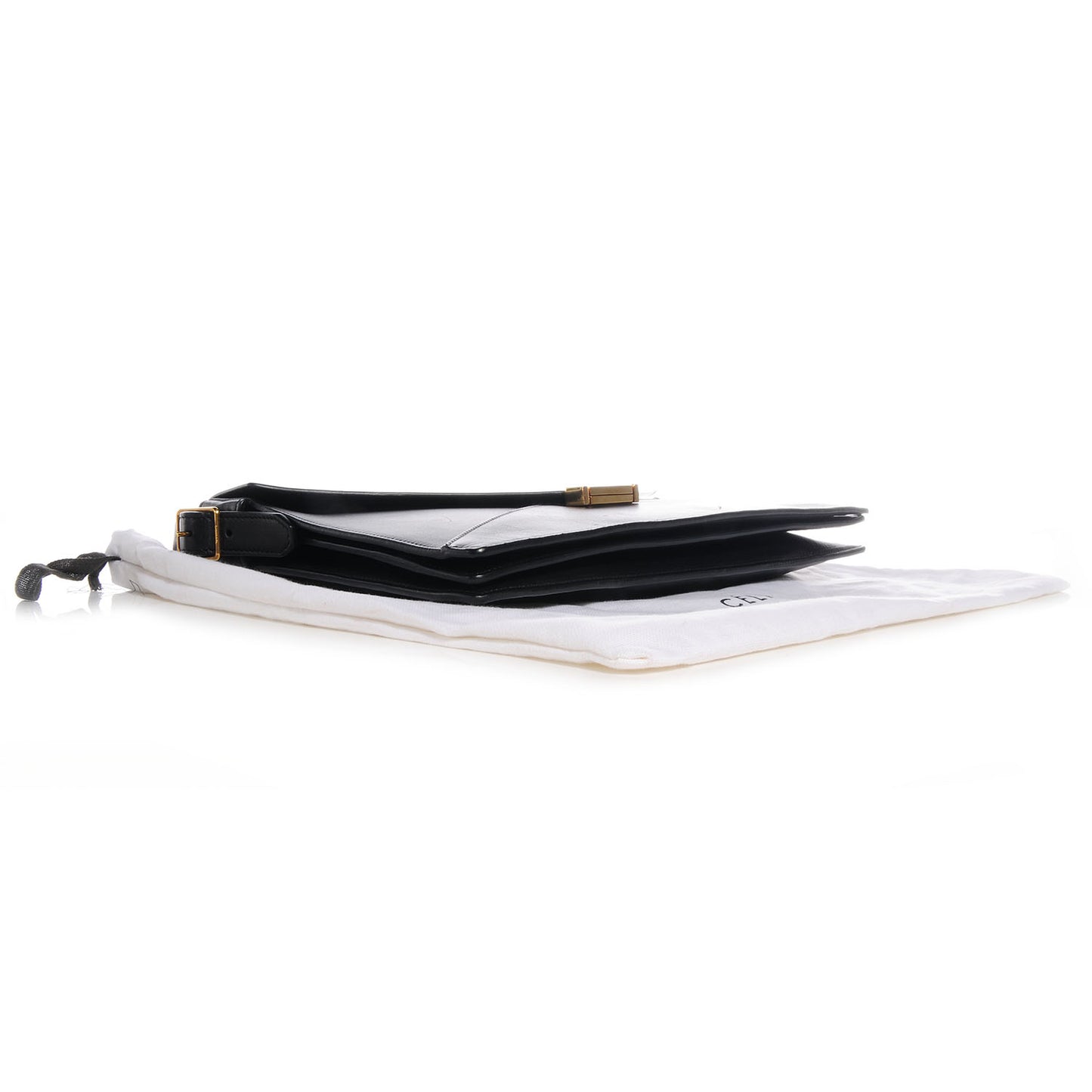 Calfskin Medium Diamond Shoulder Bag Black