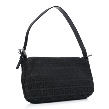 Fendi Zucchino Baguette Black 2 of 5