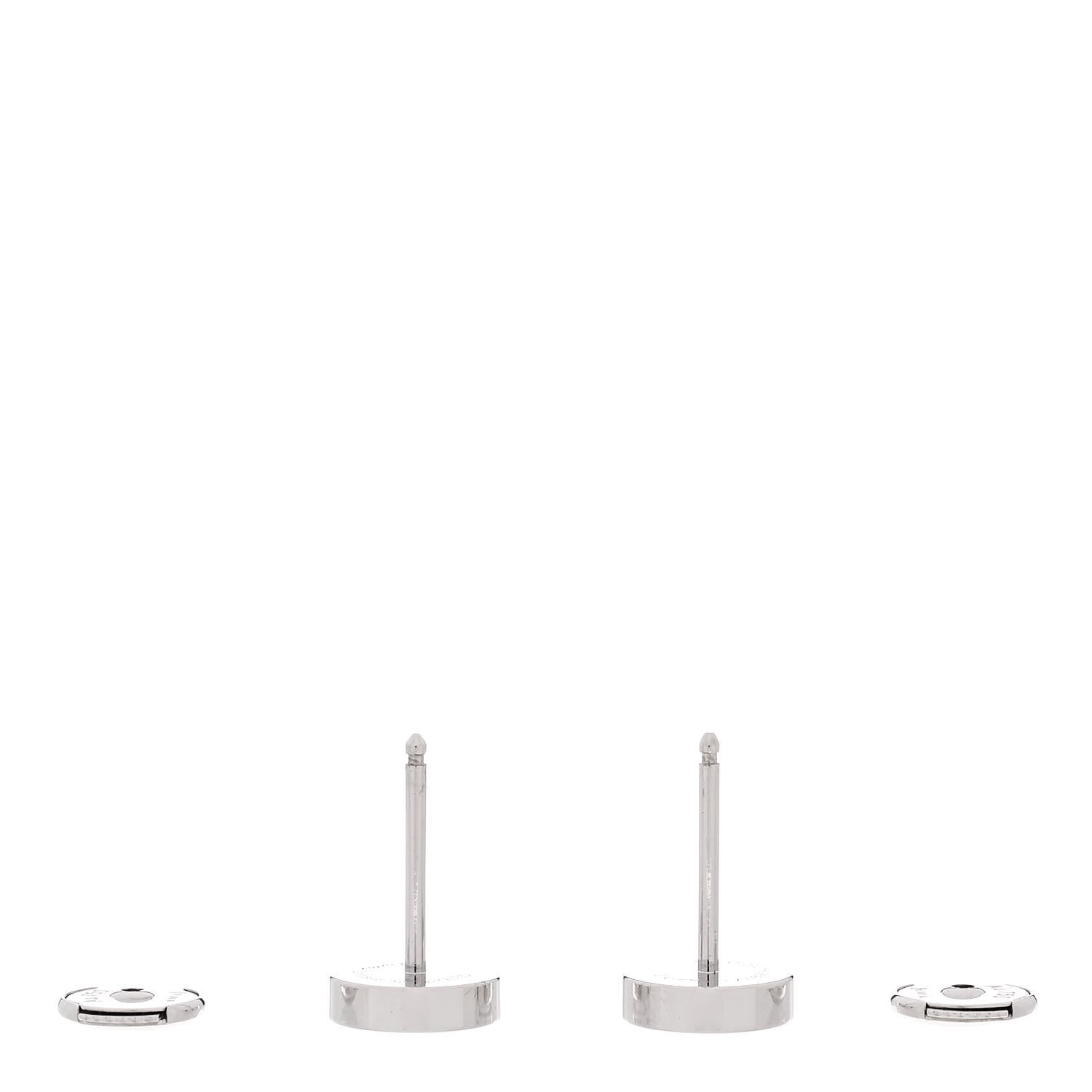 Cartier 18K White Gold LOVE Earrings 3 of 5