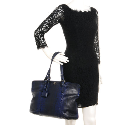 Bottega Veneta Karung Framed Bag Signal Blue 2 of 8