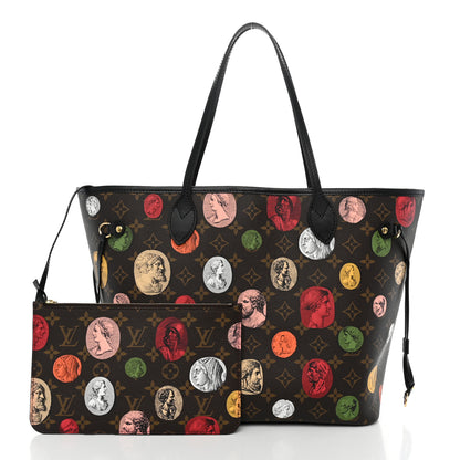 Louis Vuitton X Fornasetti Monogram Cameo Neverfull MM 3 of 10