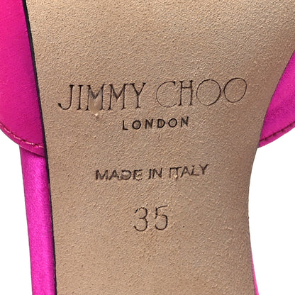Jimmy Choo Satin Averly Bow Pumps 35 Fuchsia 7 of 8