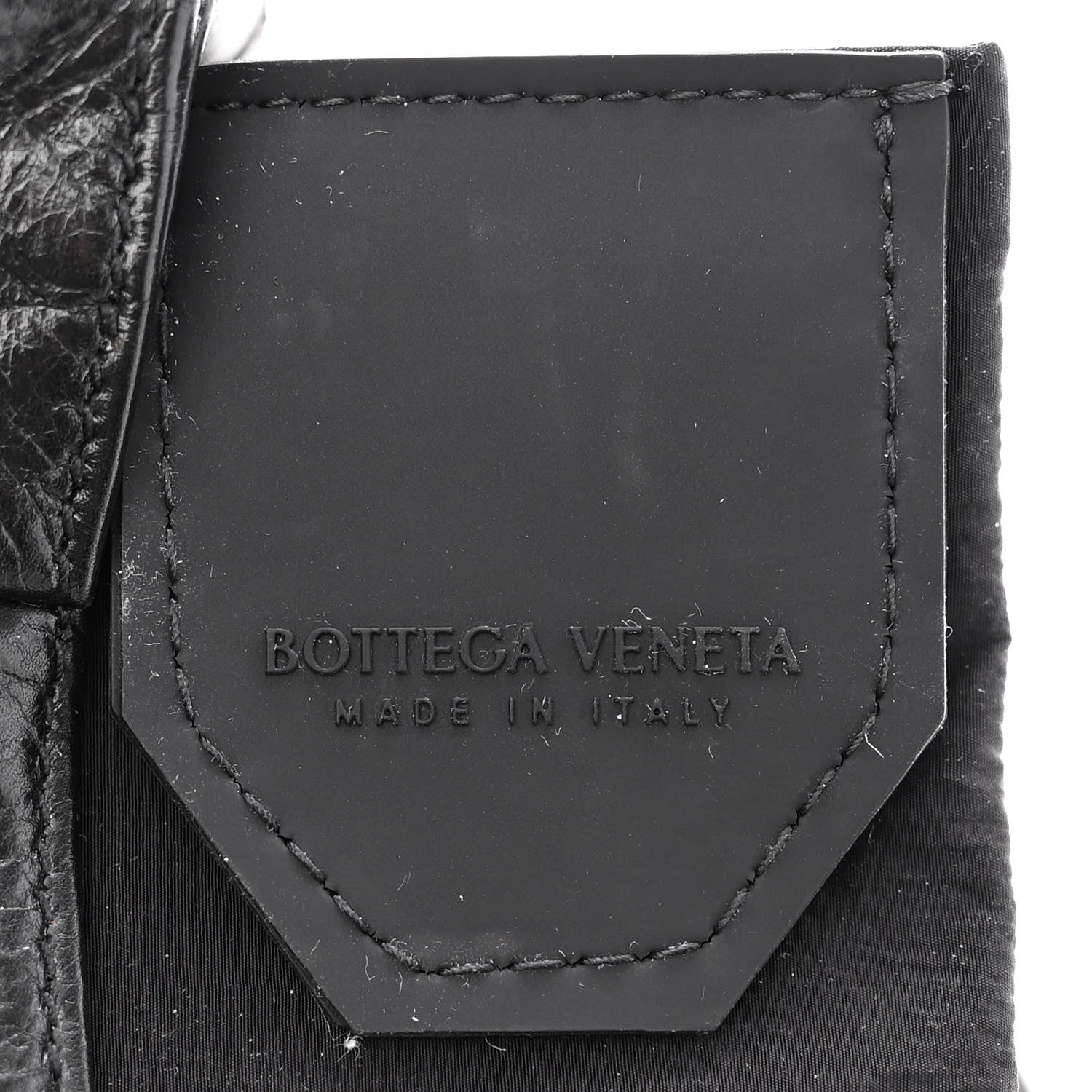 Bottega Veneta Paper Calfskin Maxi Intreccio Cassette Crossbody Bag Black 6 of 12