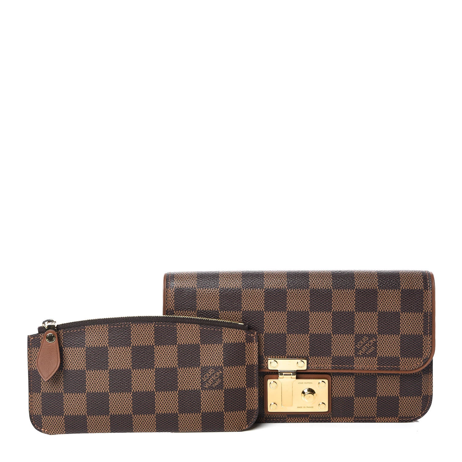 Louis Vuitton Damier Ebene Ascot Wallet 4 of 10