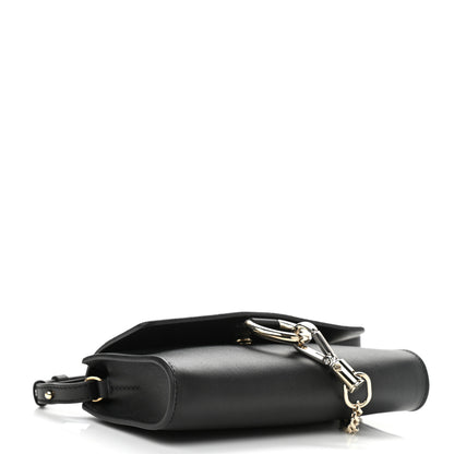 Chloe Suede Calfskin Small Faye Shoulder Bag Black 4 of 11
