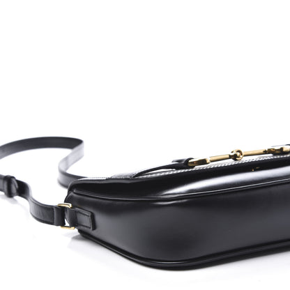 Celine Satinated Calfskin Medium Crecy Bag Black 6 of 9