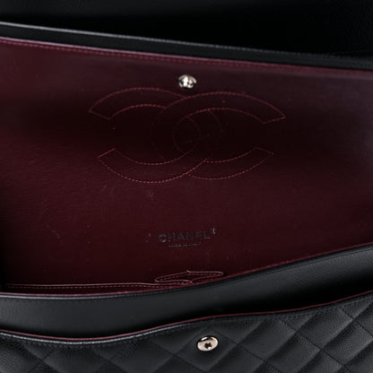 Chanel Caviar Quilted Maxi Double Flap Black 11 of 13