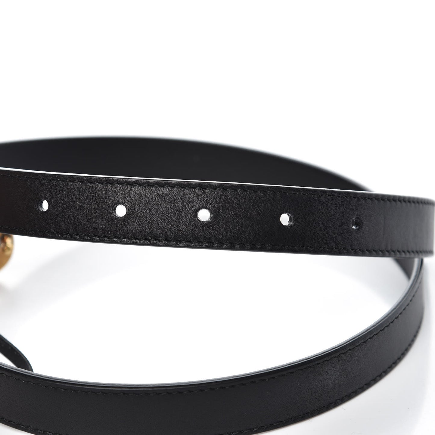 Calfskin Double G 20mm Belt 70 28 Black